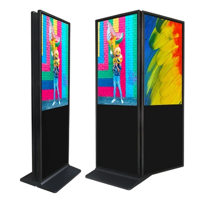 55 Inch LCD Totem Kiosk Touch Screen Digital Signage and LCD Advertising Display for Menu Board